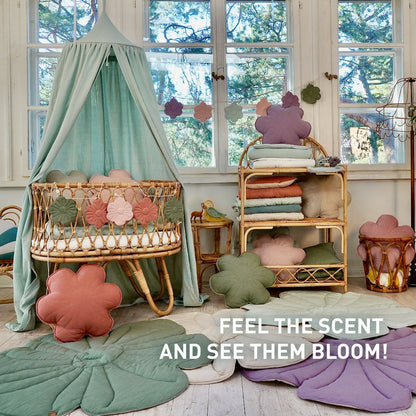 Linned Blomst Guirlande Sandy Rose Buket